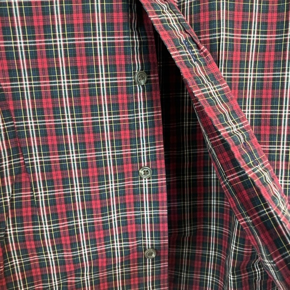 Ralph Lauren Blue Label Men’s L Button Down Classic Plaid Long Sleeve with Horse - Picture 4 of 7
